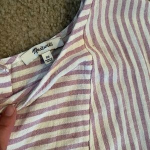 Madwell dress with pockets and buttons down back